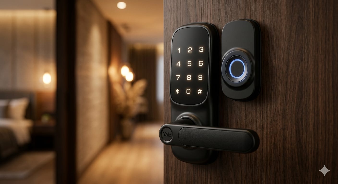 Sistema di accesso con tastierino per self check-in
